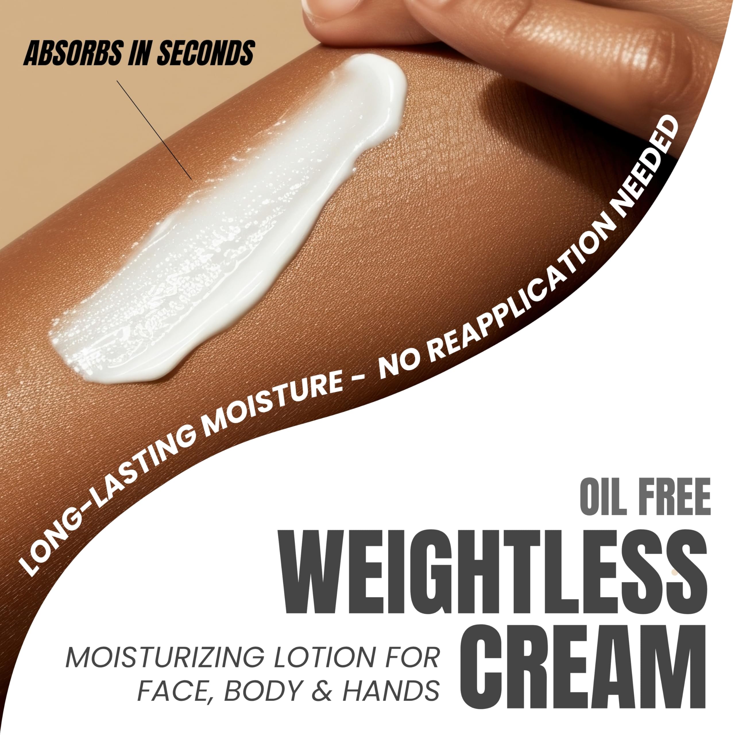 Alozera Vitamin C Body Lotion with Ceramides & Stem Cells – Brightening, Lightweight, Fragrance-Free 16.9 oz