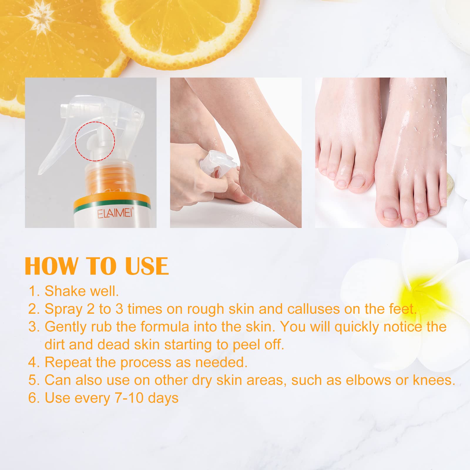 ALPAIS Foot Peel Spray – Exfoliate, Hydrate & Cleanse Feet (100ml)