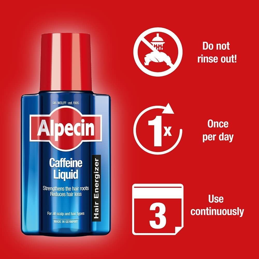 Alpecin C1 Caffeine Shampoo + After Shampoo Liquid – Hair Performance Enhancer Bundle
