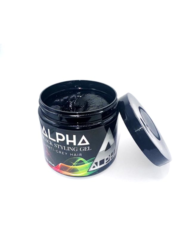 ALPHA Gel Anti Grey 16 oz – Tint Grey Hair with Firm Hold and Argan Oil
