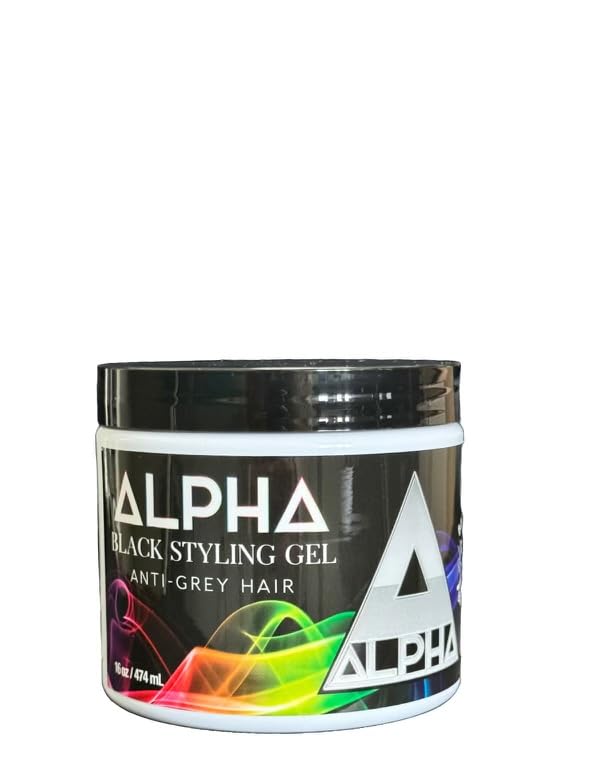 ALPHA Gel Anti Grey 16 oz – Tint Grey Hair with Firm Hold and Argan Oil
