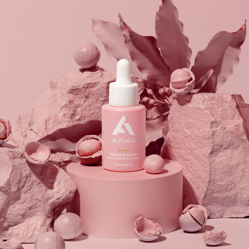 Alpha-H Vitamin E Serum with 1% Ceramide Complex | Lightweight Hydration for Dry Skin