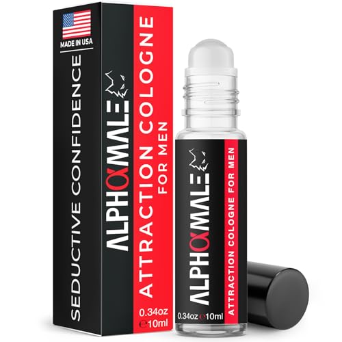 AlphaMale Pheromones Cologne for Men – Long-Lasting Roll-On Scent, Made in USA