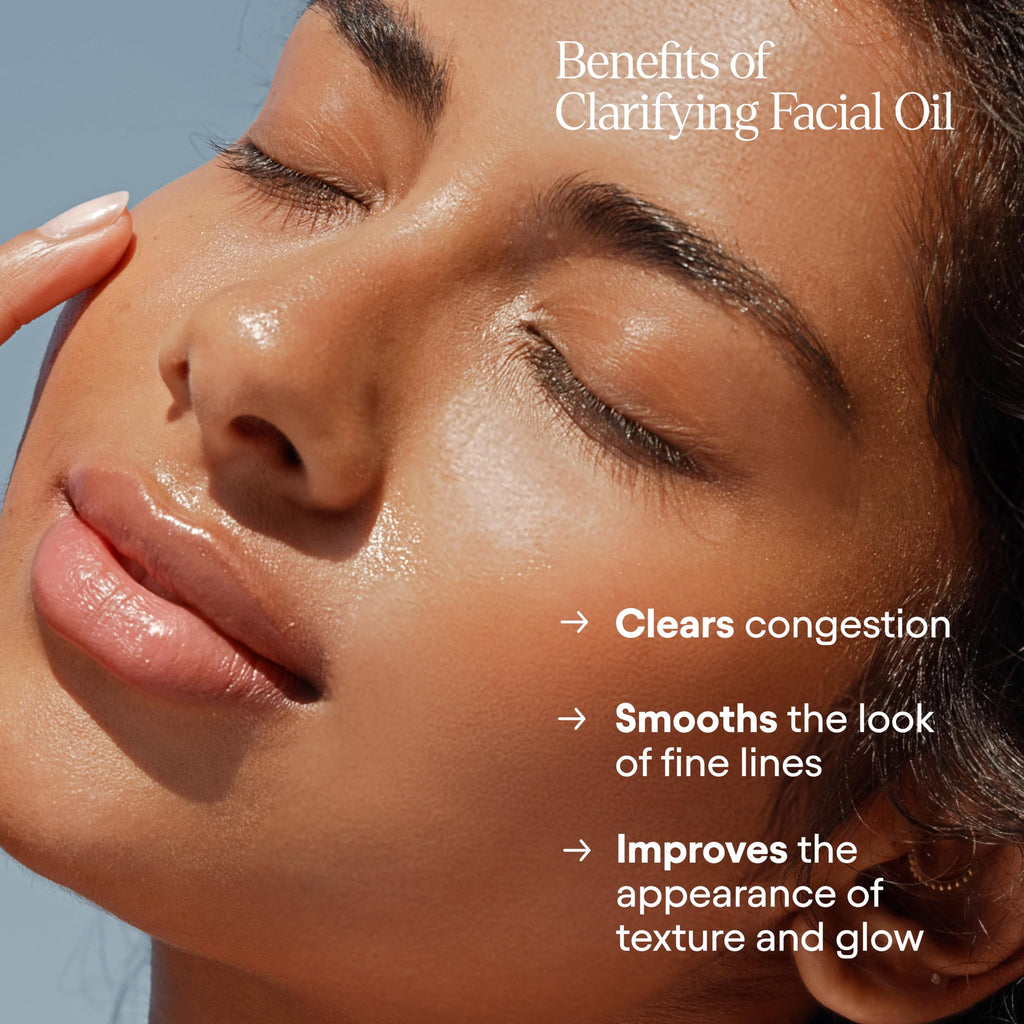 ALPYN Clarifying Facial Oil with Retinol & Pink Algae | Clear Congestion & Glow