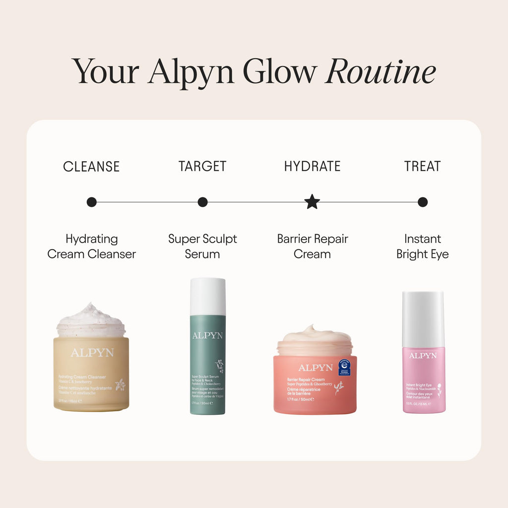 Alpyn Beauty Super Peptide & Ghostberry Moisturizer — Soothe Redness, Support Barrier & Wrinkles | 1.7 oz