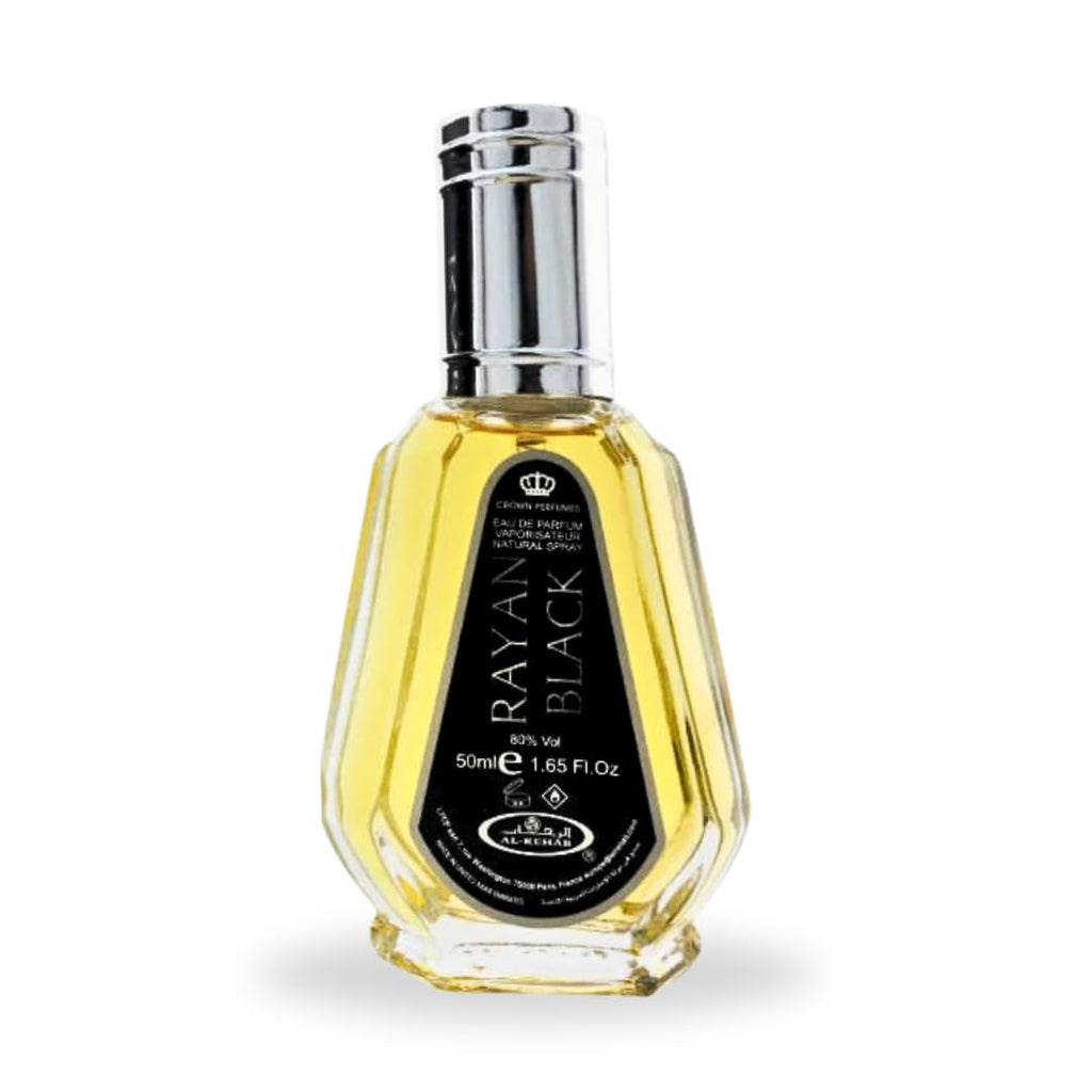 Al-Rehab Rayyan Black EDP – 50ML | Long-Lasting Luxury Arabic Fragrance for Men & Women