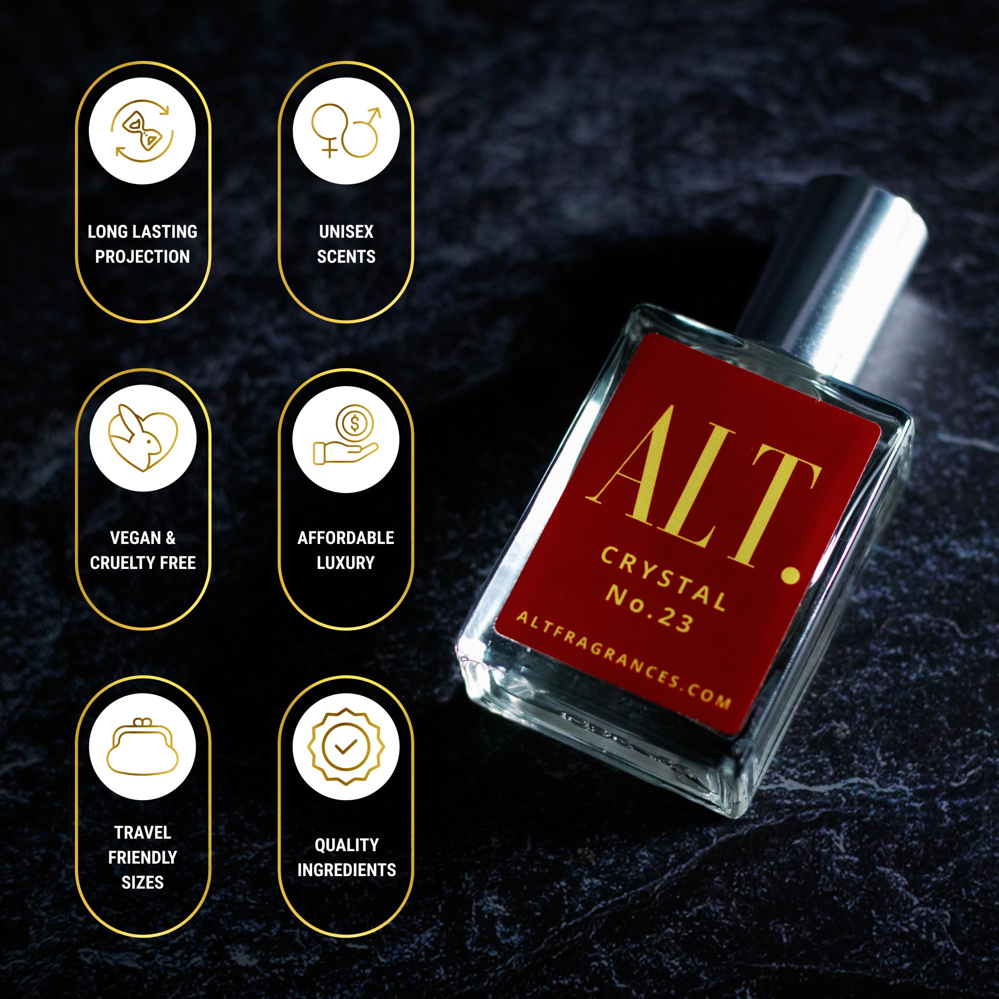 ALT Crystal No. 23 Extrait de Parfum 100ml Inspired by Baccarat Rouge 540 | Unisex Fragrance