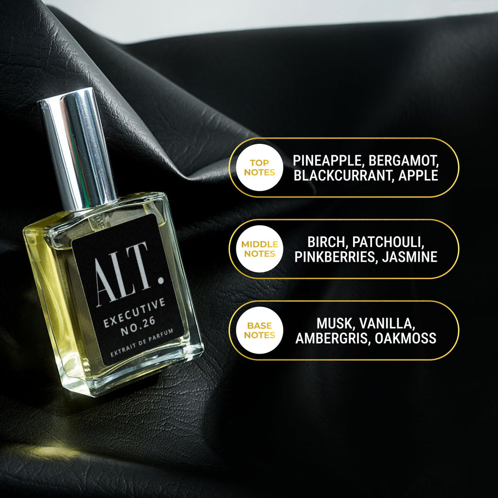 ALT. FRAGRANCES Executive No. 26 Extrait de Parfum for Men – Inspired by Aventus Creed, 60ml
