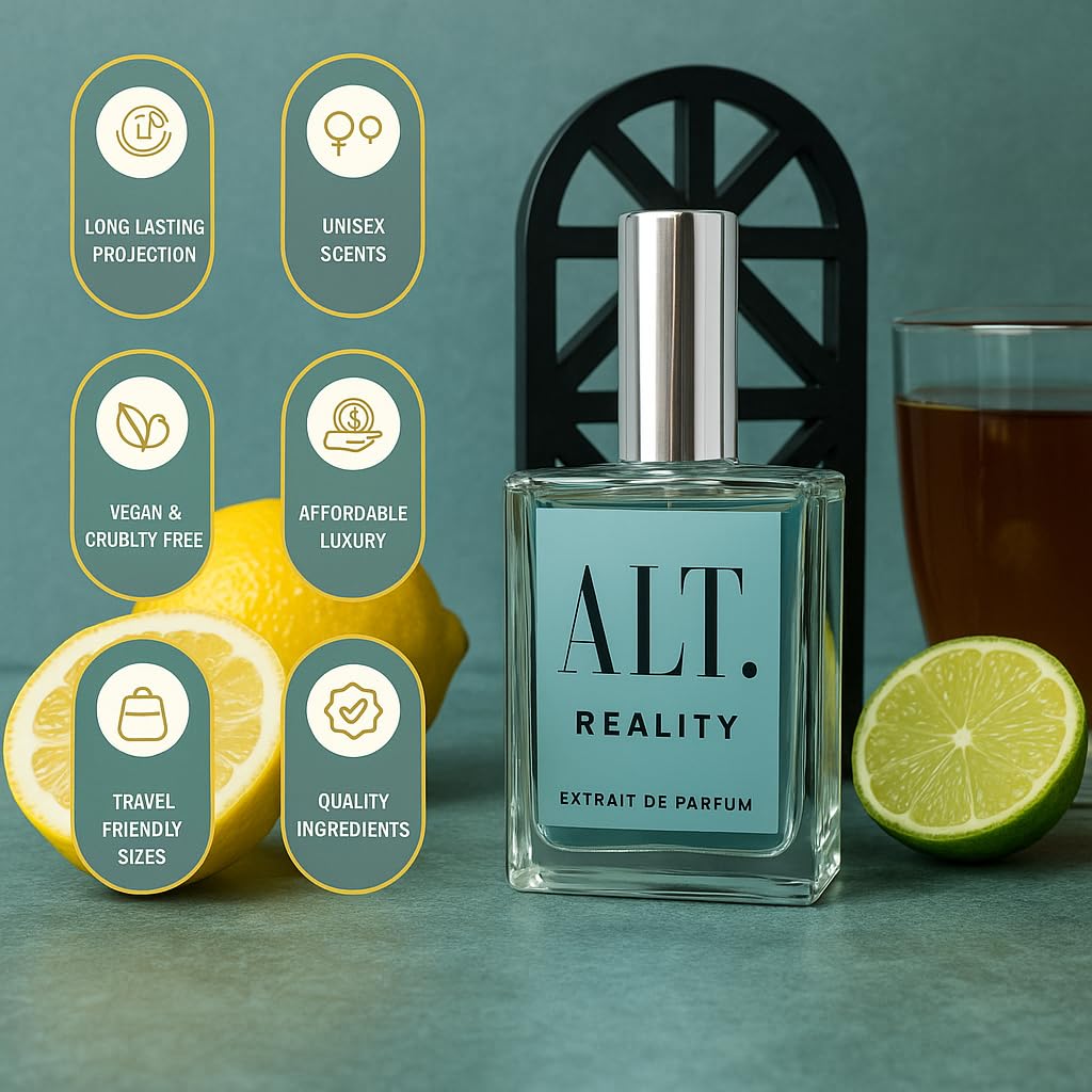 Reality 60ml Extrait de Parfum for Men by ALT. FRAGRANCES | Long-Lasting Citrus & Spice