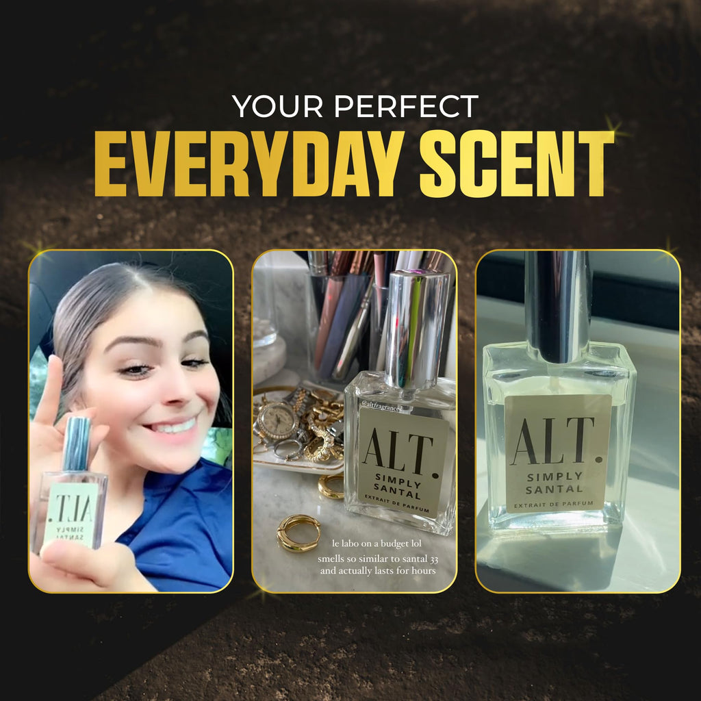 ALT. FRAGRANCES Simply Santal Extrait de Parfum – Unisex Perfume Inspired by Santal 33, 60ml