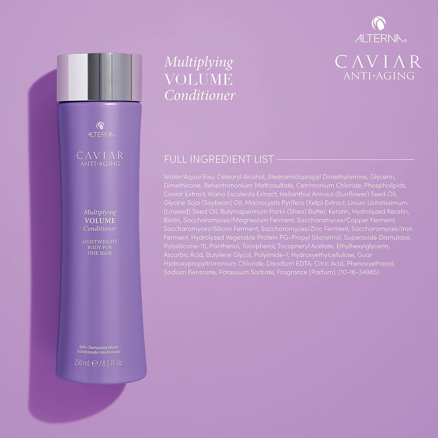 Alterna Caviar Anti-Aging Multiplying Volume Shampoo & Conditioner Set — Red Hair Shine & Volume