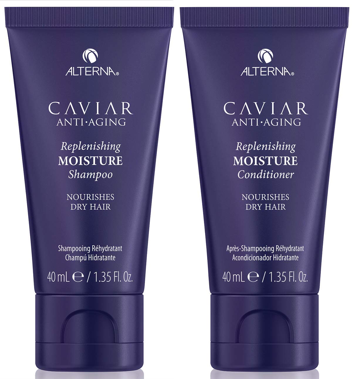 Alterna Caviar Anti-Aging Replenishing Moisture Shampoo & Conditioner Set | Sulfate Free Color Protection