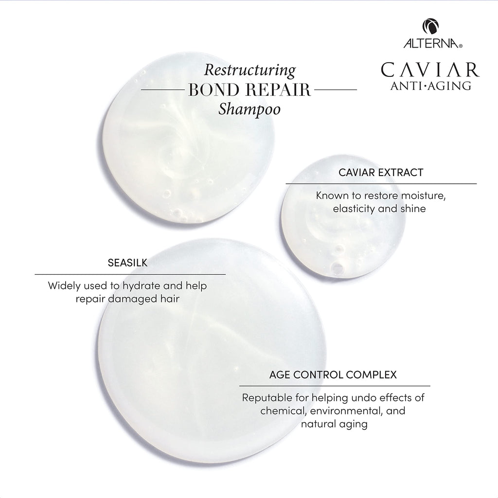 Alterna Caviar Bond Repair Shampoo & Conditioner Set – 8.5 oz Each (Pack of 2)