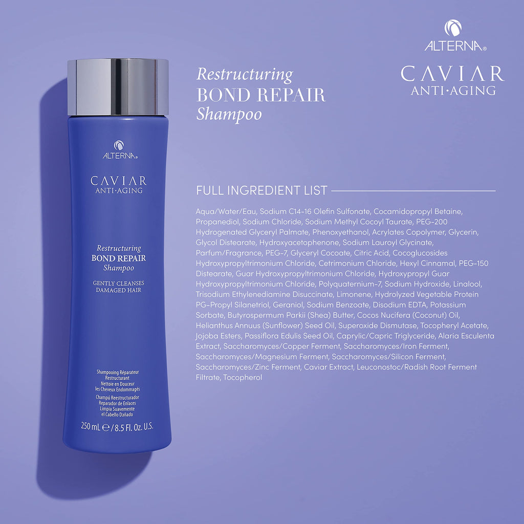 Alterna Caviar Bond Repair Shampoo & Conditioner Set – 8.5 oz Each (Pack of 2)