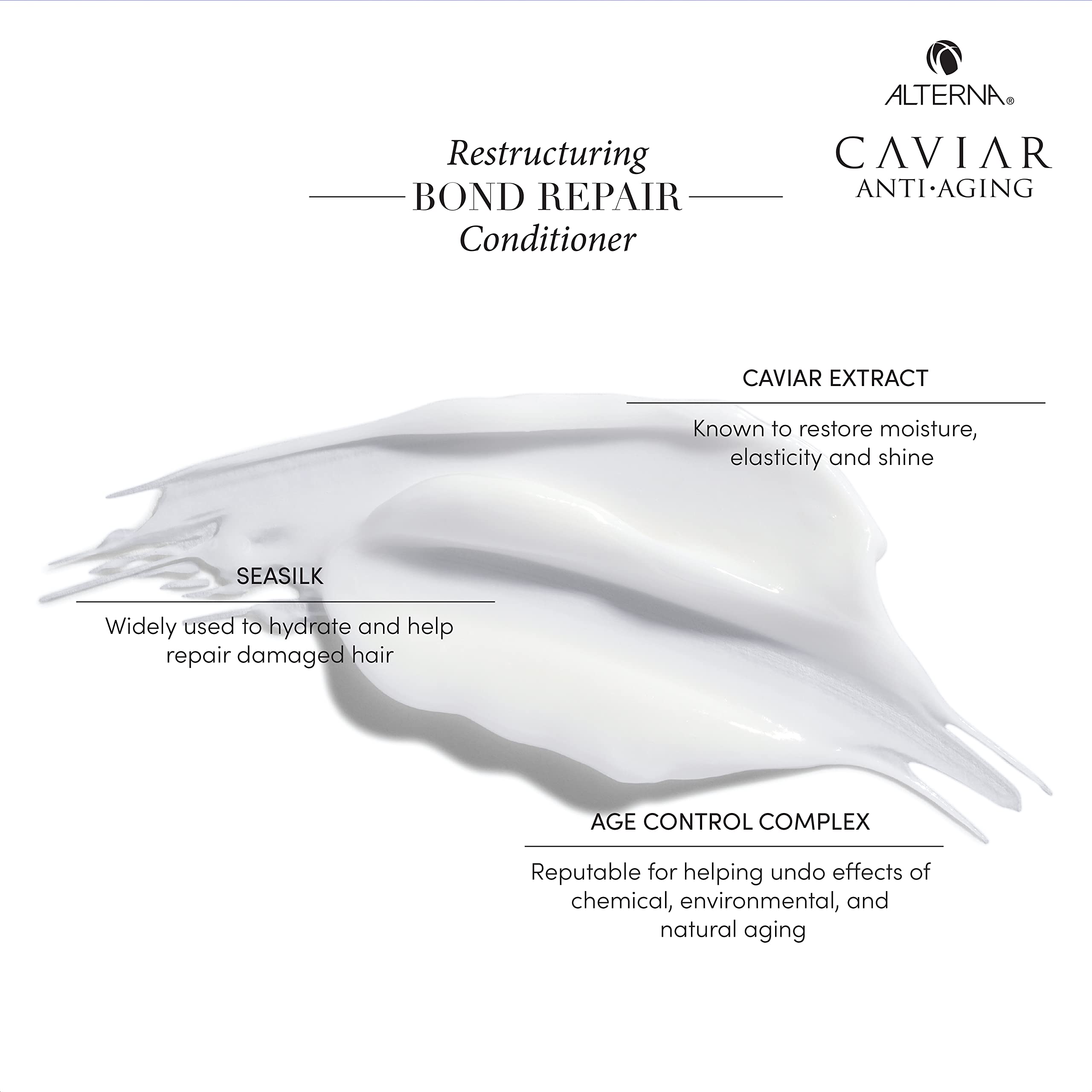 Alterna Caviar Bond Repair Shampoo & Conditioner Set – 8.5 oz Each (Pack of 2)