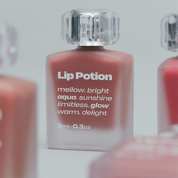 Alternativestereo Lip Potion Aqua Glow No.3 Sugar Rose – Hydrating, Non-Sticky Lip Gloss 0.3 oz