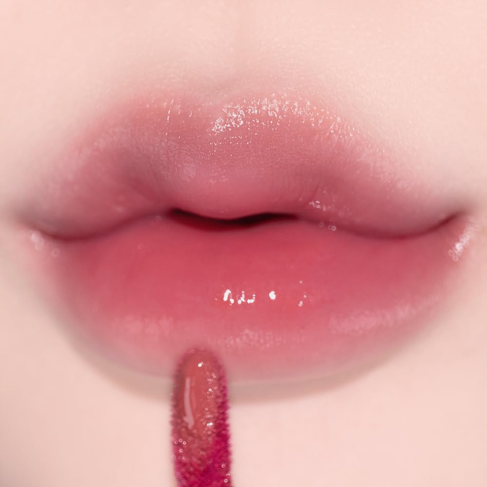 alternativestereo Lip Potion Aqua Glow No.5 Raspberry Soap — Hydrating Non-Sticky Gloss with Sheer Radiance | 0.3 oz