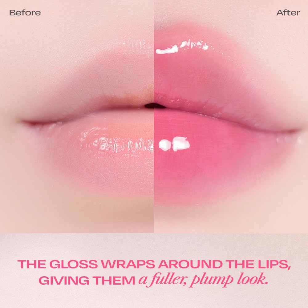 Alternativestereo Lip Potion Sugar Glaze Tint – K-Beauty High-Shine Lip Tint (No.2 Rose Ball) 0.3 oz