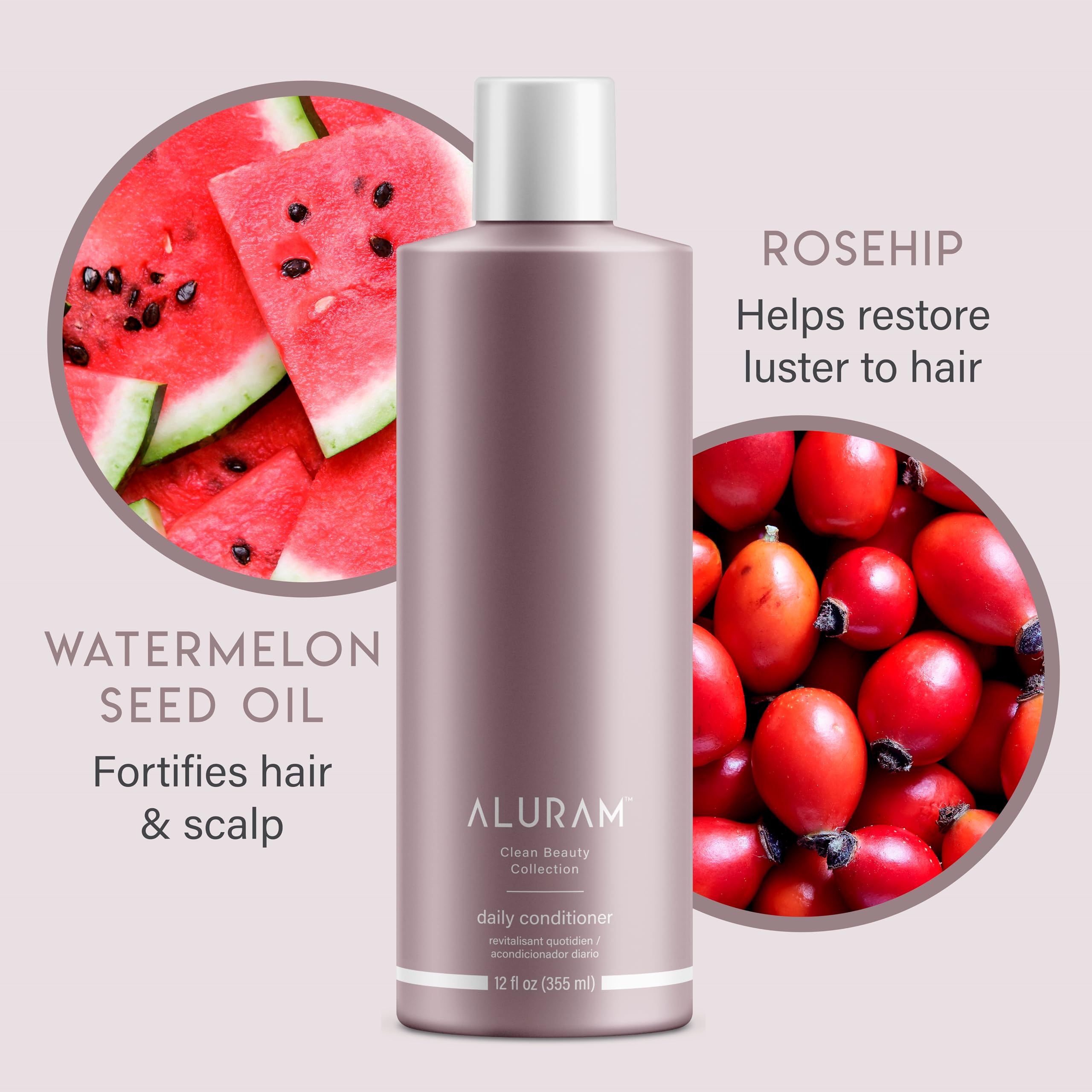 ALURAM Coconut Water Daily Conditioner – Clean Hydration and Shine for All Hair Types | 12 Fl Oz