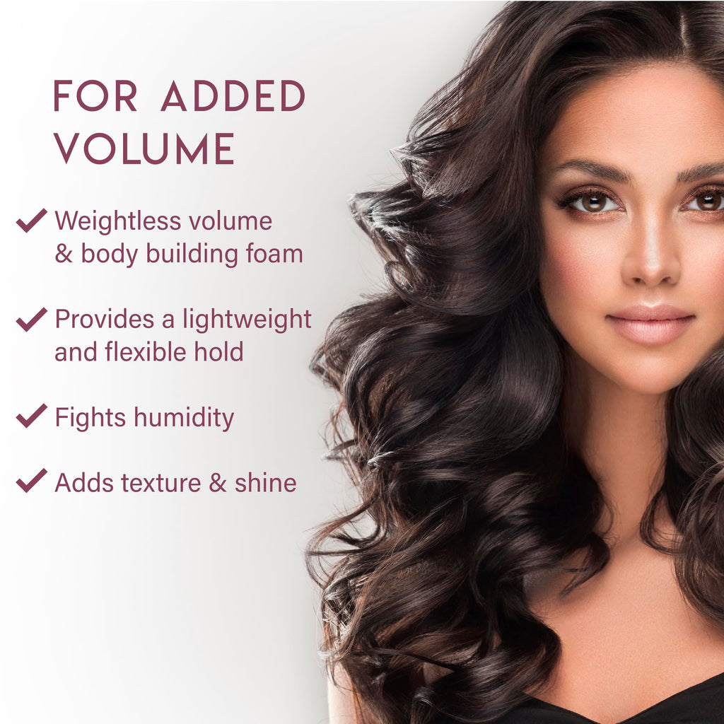 ALURAM Coconut Water Volumizing Foam – Lightweight Lift & Flexible Hold (7 fl oz)