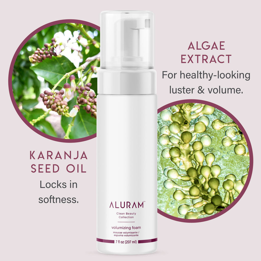 ALURAM Coconut Water Volumizing Foam – Lightweight Lift & Flexible Hold (7 fl oz)