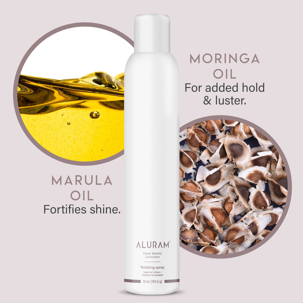 ALURAM Finishing Spray - Long-Lasting Hold, Humidity Resistance, All Hair Types, 10 oz