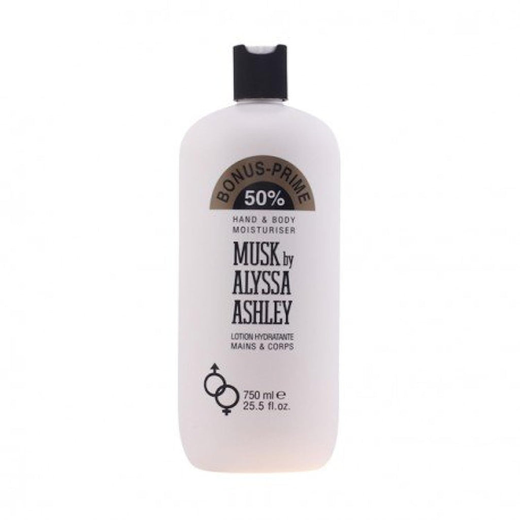 Alyssa Ashley Musk Hand & Body Lotion 750ml | Hydrating, Soft Skin