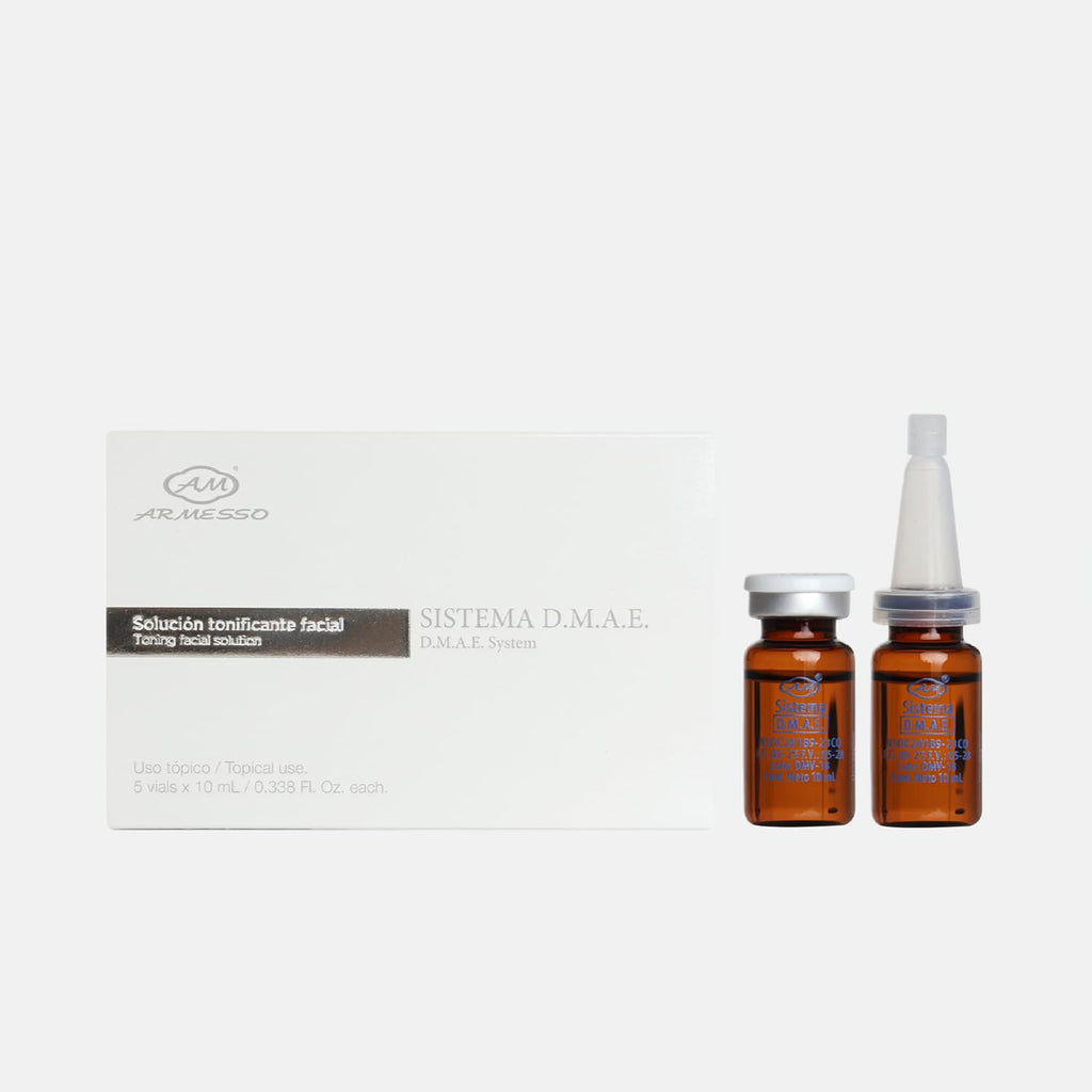 AM Armesso DMAE Serum – Firming & Elasticity System for Professional Use | 3.4% DMAE | 5x10mL Vials