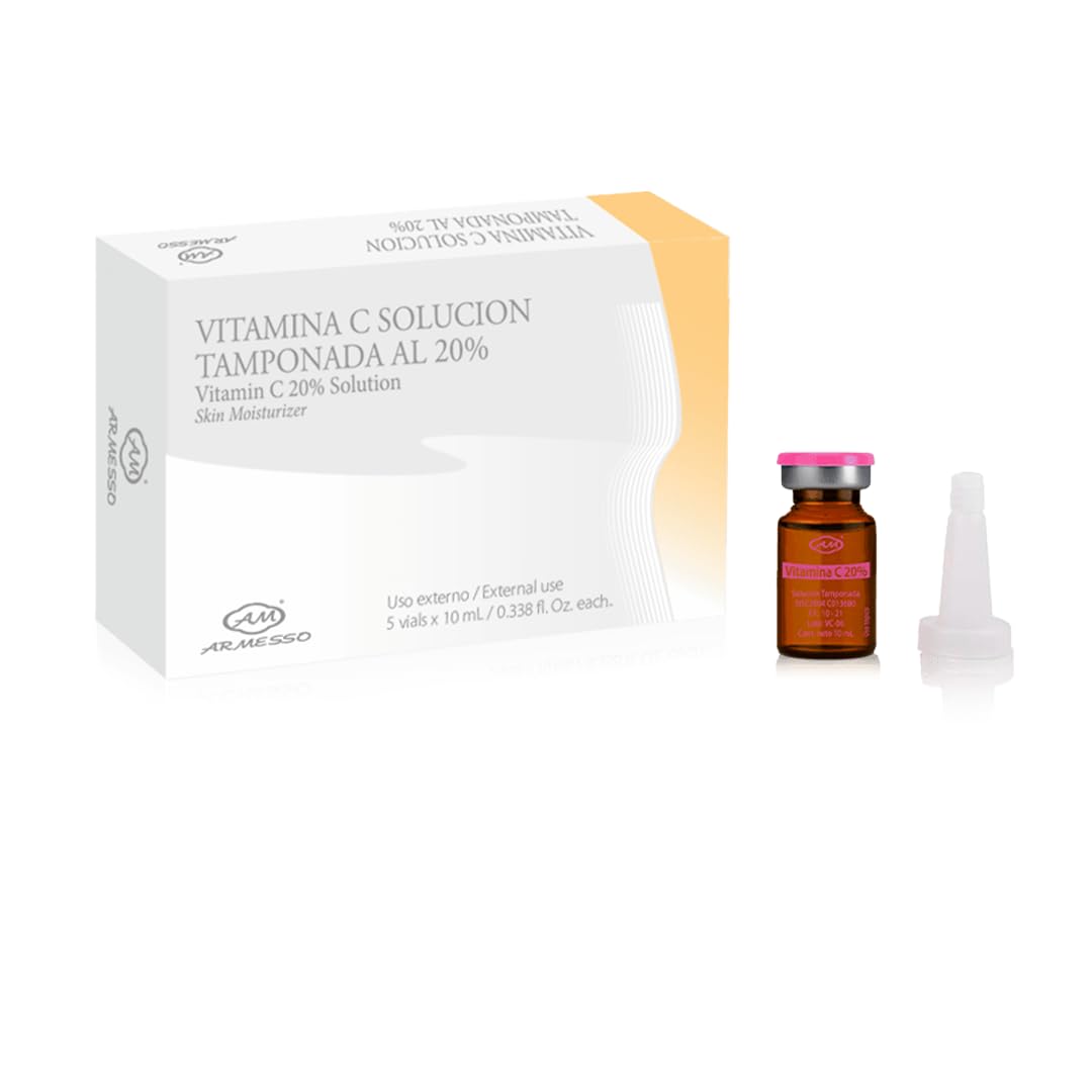 AM Armesso Vitamin C 20% Serum – Brightening & Antioxidant, 5x10ml (Professional Use Only)