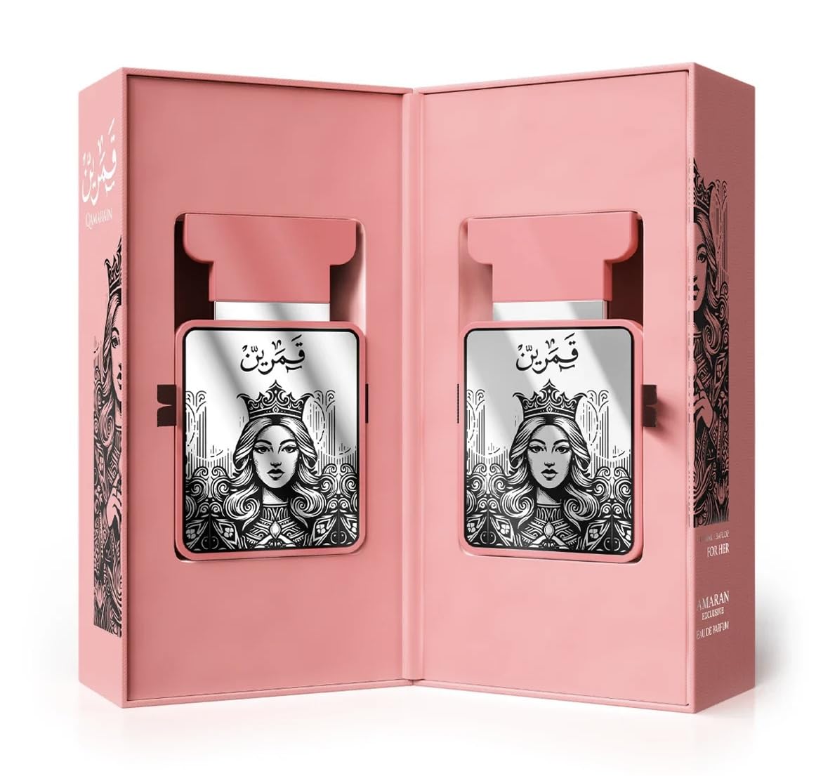 Qamarain for Her by Amaran Parfums – 3.4 oz EDP | Dubai Luxury Fragrance with Mango, Orange Blossom, Coconut & Vanilla