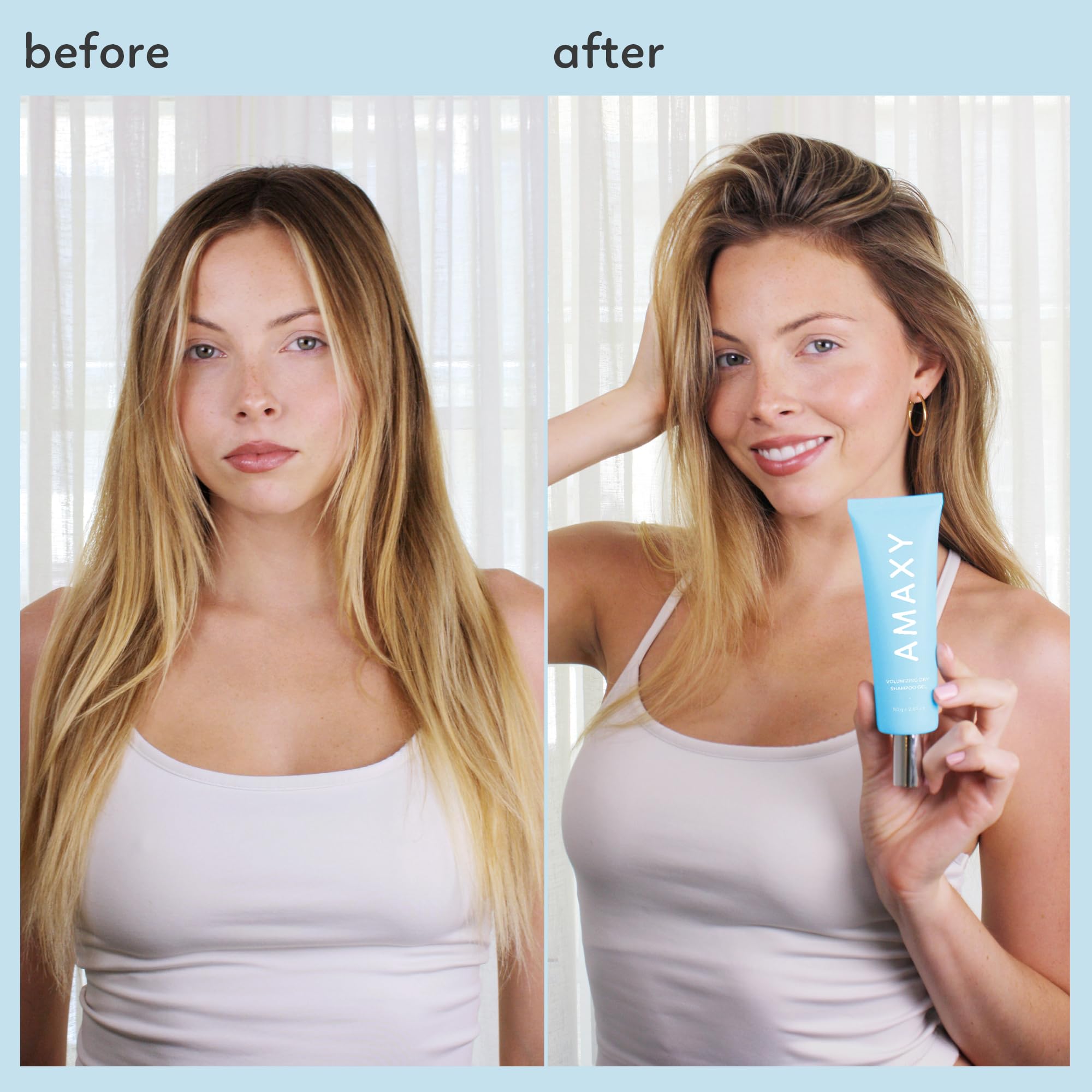 AMAXY Wet Dry Shampoo Gel | Instant Freshness, Volume & Oil Absorption, Non-Aerosol, Powder-Free