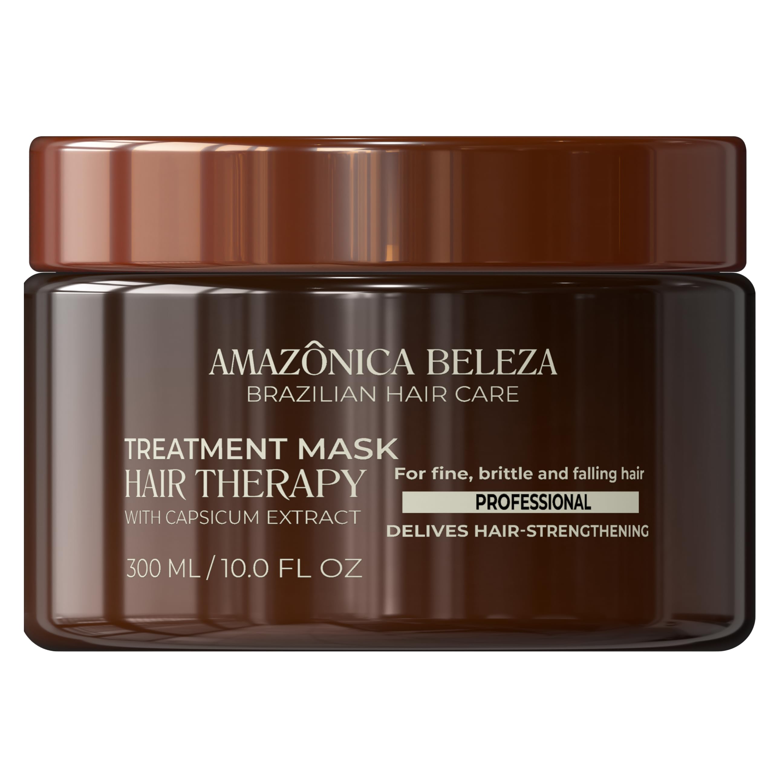 AMAZÓNICA BELEZA AMABELLE Hair Therapy Kit – Shampoo, Conditioner & Hair Mask (300ml) | Oil Control, Hair Strength, Growth Support