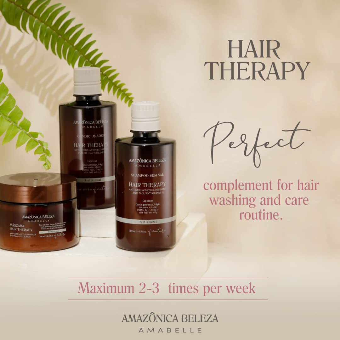 Amazonica Beleza Amabelle Hair Therapy Conditioner – Anti-Oiliness & Hair Loss Support (10 oz)