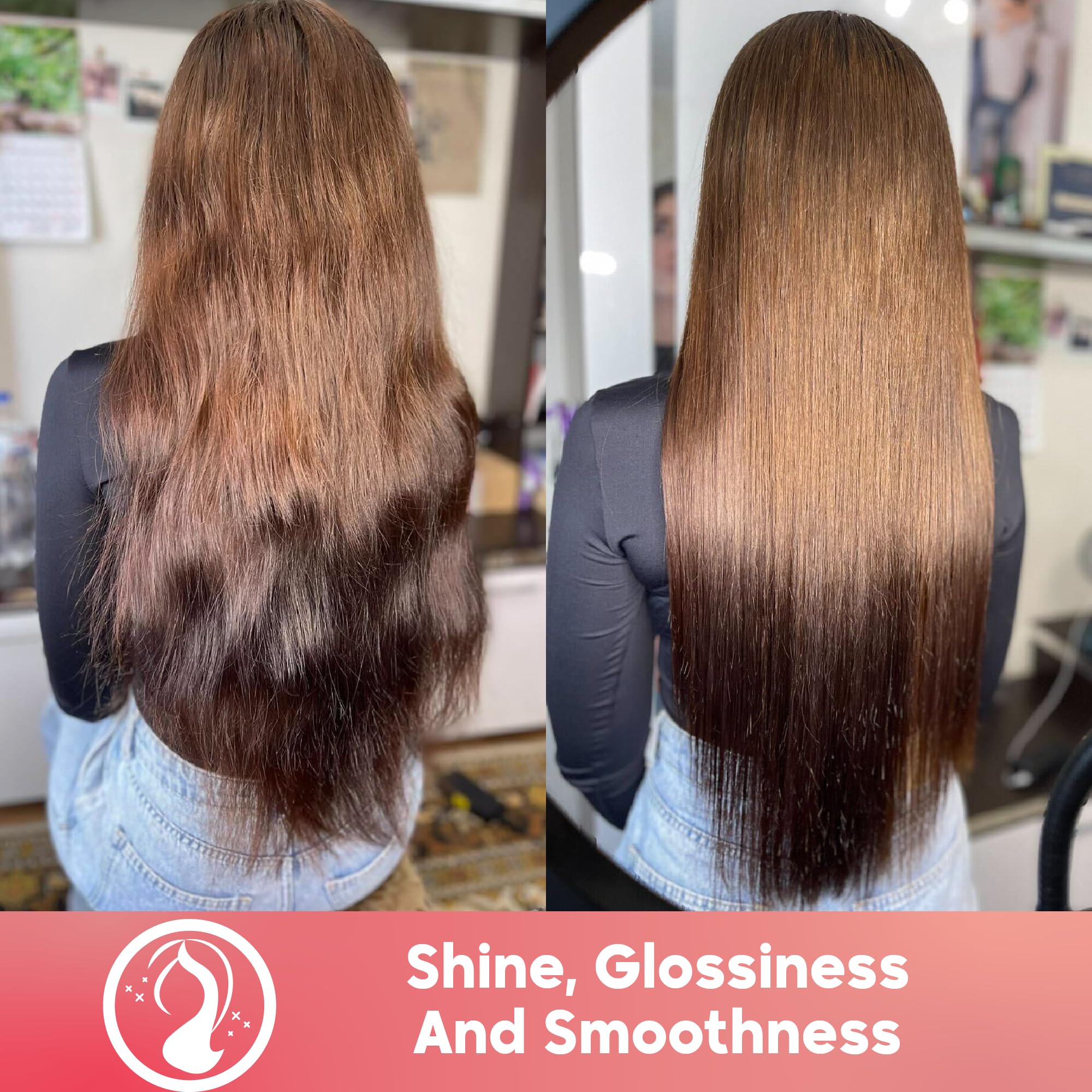 Amazonliss One-Step Brazilian Keratin Treatment + Smoothing Brush Kit (2.02 fl oz)
