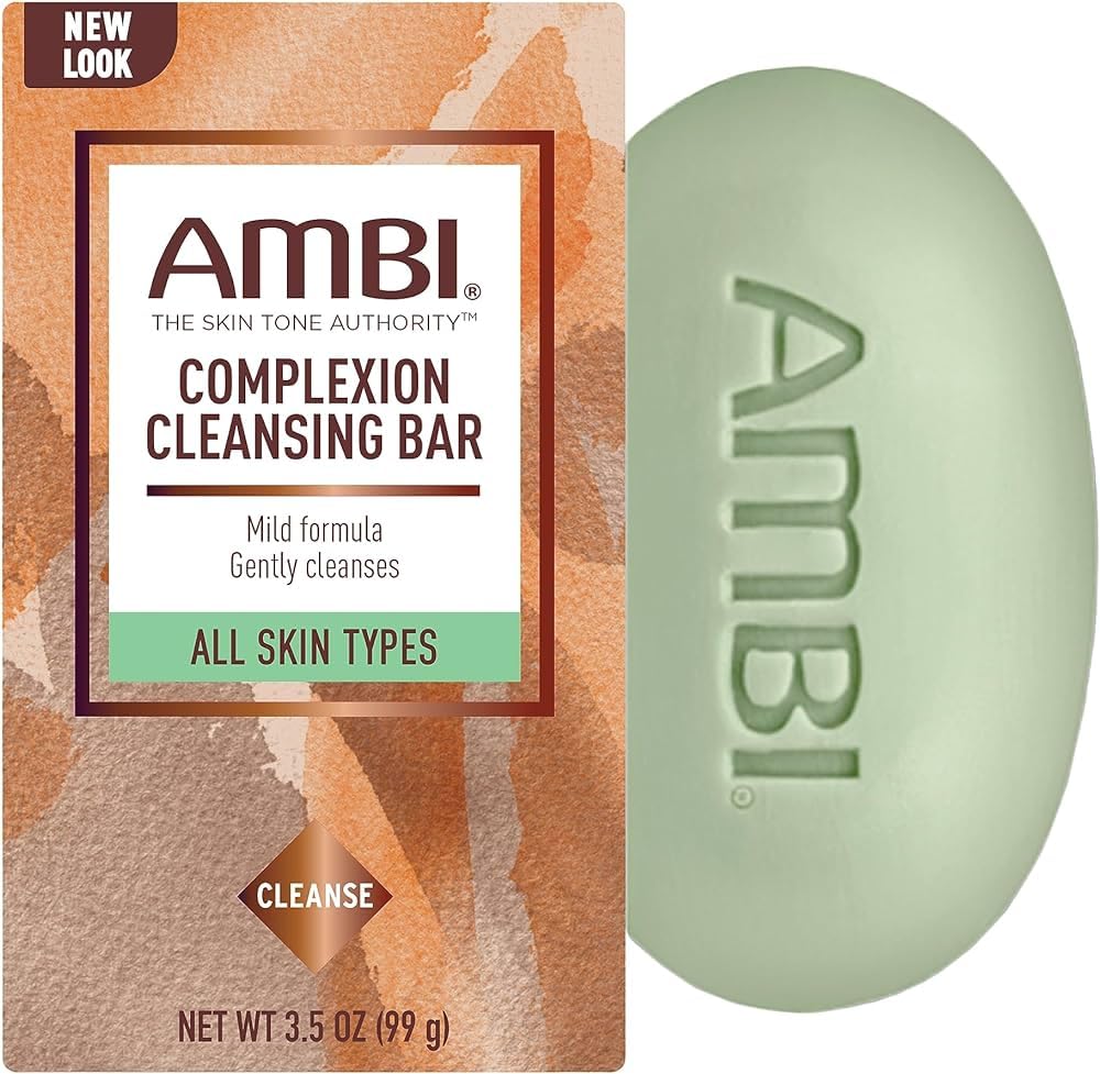 Ambi Complexion Cleansing Bar Soap – Pack of 10 (3.5 oz each) | Gentle, Hydrating Cleanser