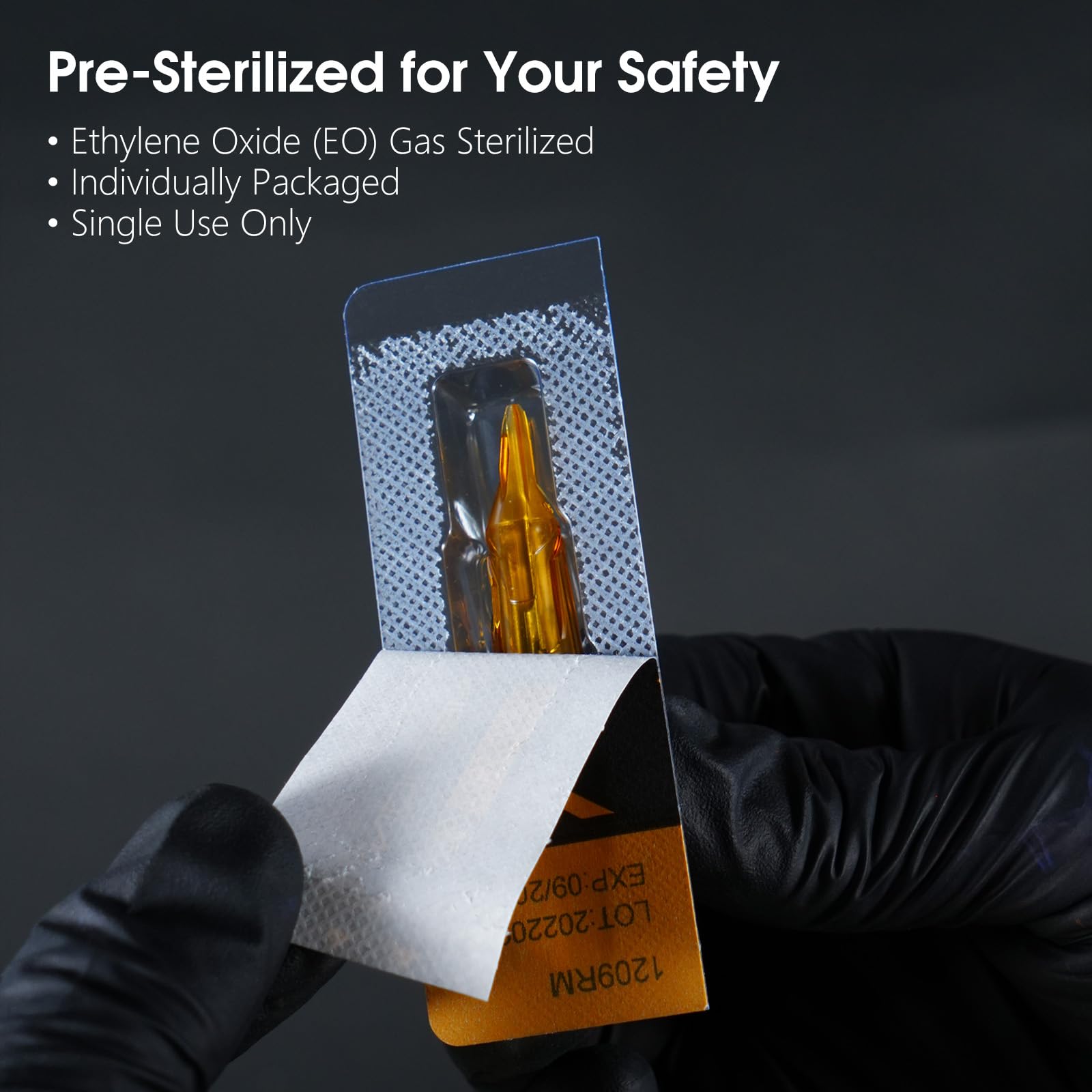 Ambition Glory Tattoo Cartridges #12 Standard 9RM Curved Magnum – 20pcs, 0.35mm for Rotary Machines