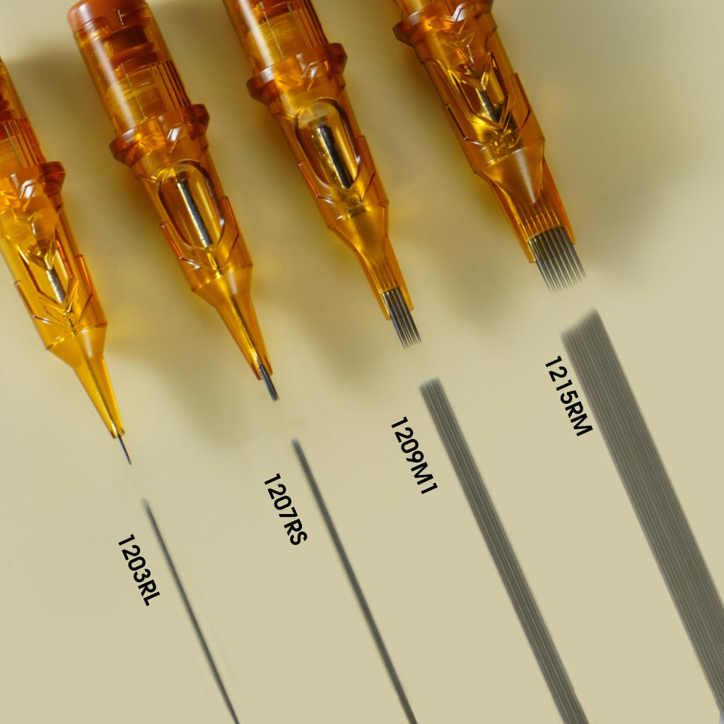 Ambition Glory Tattoo Cartridges #12 Standard 9RM Curved Magnum – 20pcs, 0.35mm for Rotary Machines