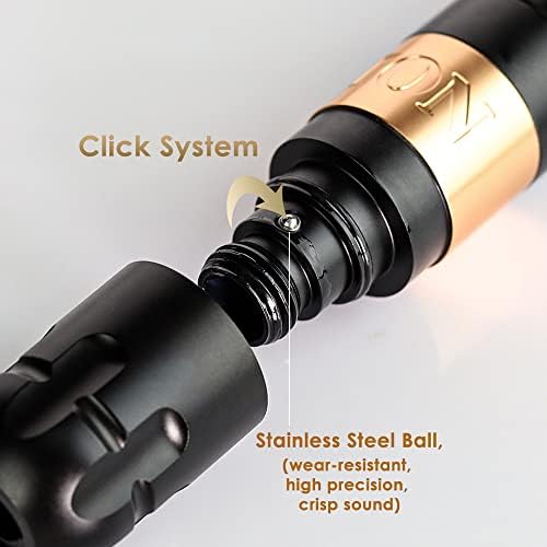 Ambition Soldier Wireless Tattoo Kit – Complete Rotary Pen, 20 Glory Cartridges, Practice Skin