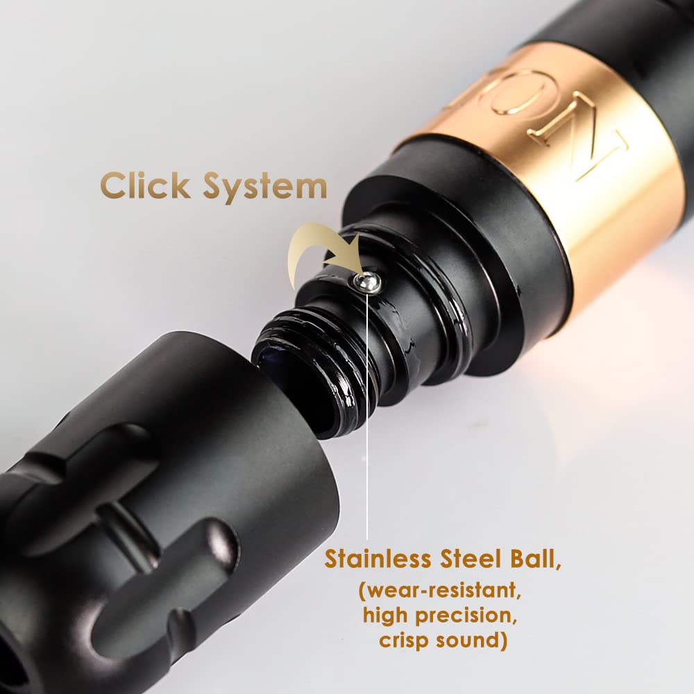 Ambition Soldier Rotary Battery Pen Tattoo Machine – 2400mAh Wireless Power, Coreless Motor