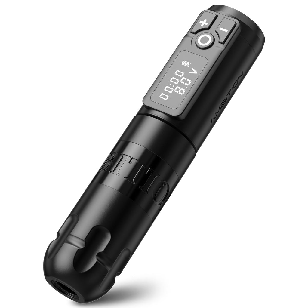 Ambition Soldier Rotary Battery Tattoo Pen — 2400mAh Wireless Power, 9000RPM Coreless Motor