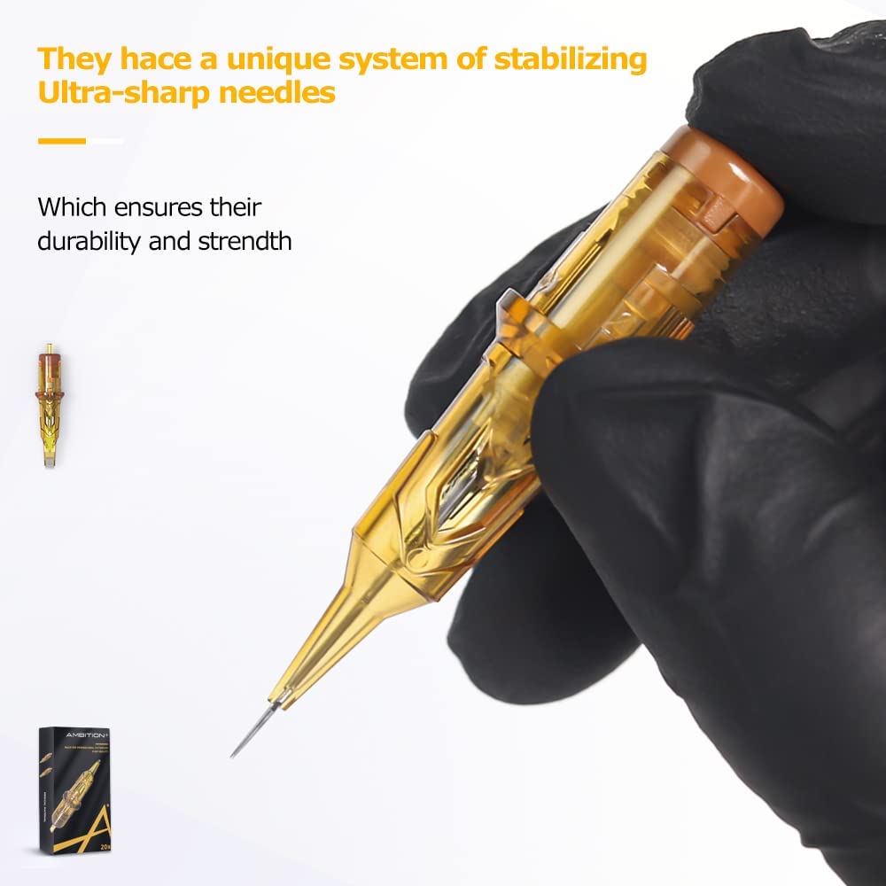Ambition Soldier Wireless Tattoo Kit – Complete Rotary Pen, 20 Glory Cartridges, Practice Skin
