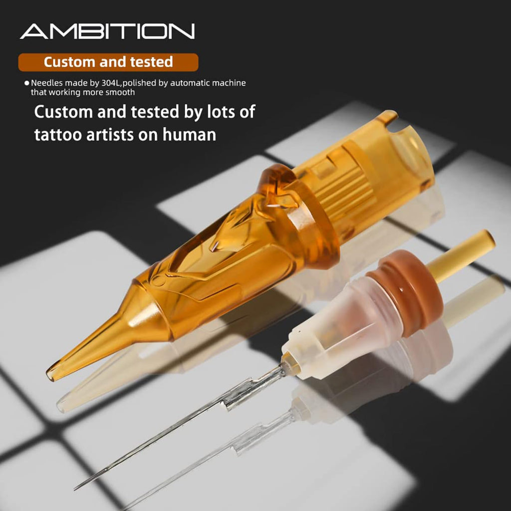 Ambition Torped Tattoo Kit | Rotary Machine, 2400mAh Power Supply + 40 Cartridges