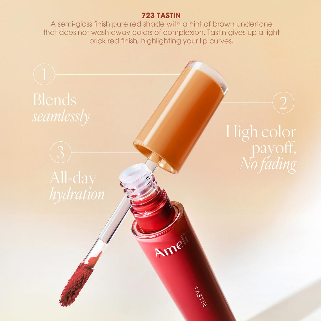 AmeliSeoul Narcissism Lip Tint Tastin | Soft Shine Lip Stain (4.5g)