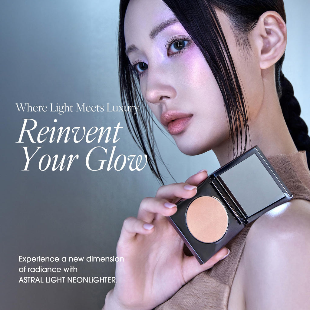 AmeliSeoul NEONLIGHTER 431 Opaline Pink Highlighter — Glassy Glow & Color-Shift Beam