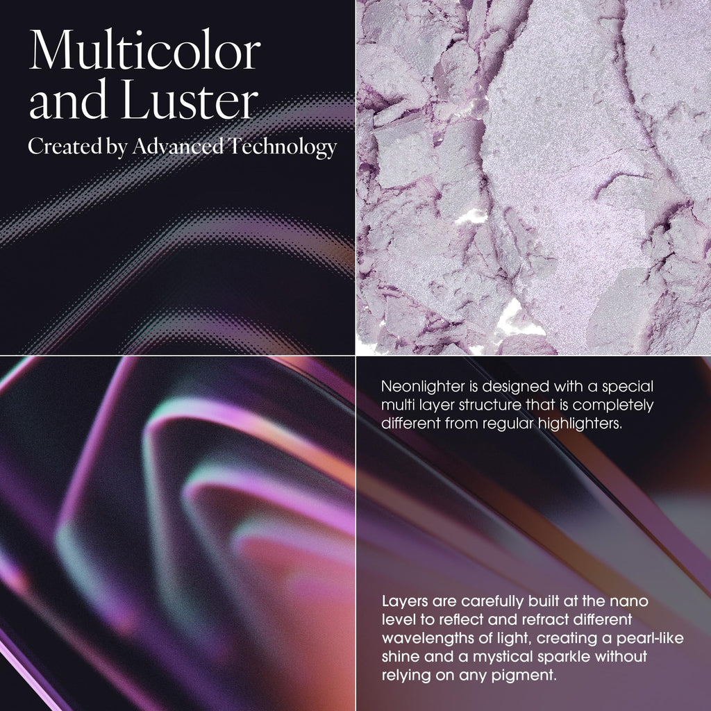 AmeliSeoul NEONLIGHTER 431 Opaline Pink Highlighter — Glassy Glow & Color-Shift Beam
