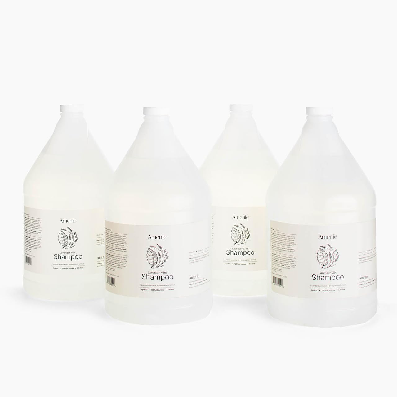 Amenie Lavender Mint Shampoo - 4 Gallon Case | Vegan & Paraben-Free