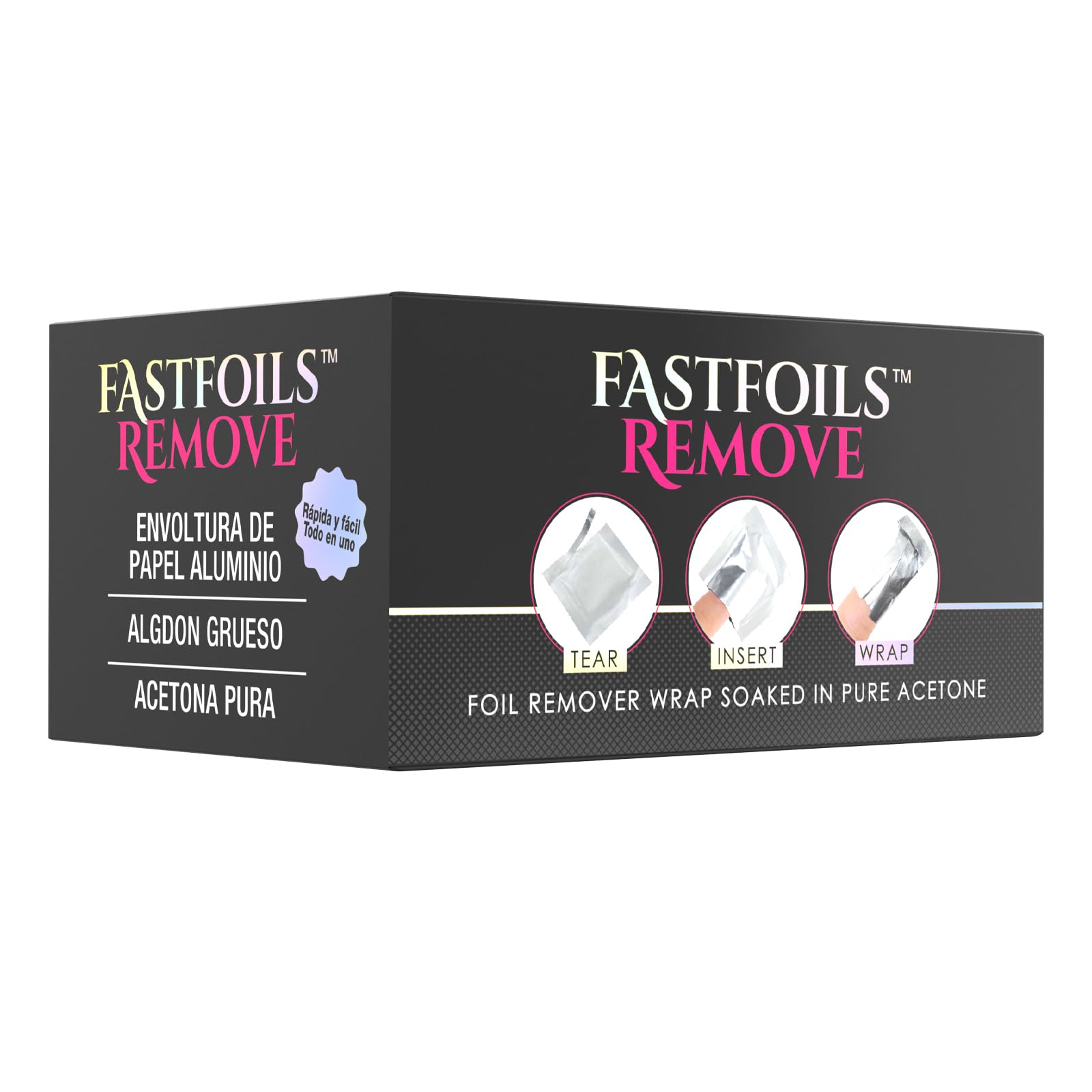 Americanails FastFoils 100 ct – One Step Gel Polish Foil Remover Wraps