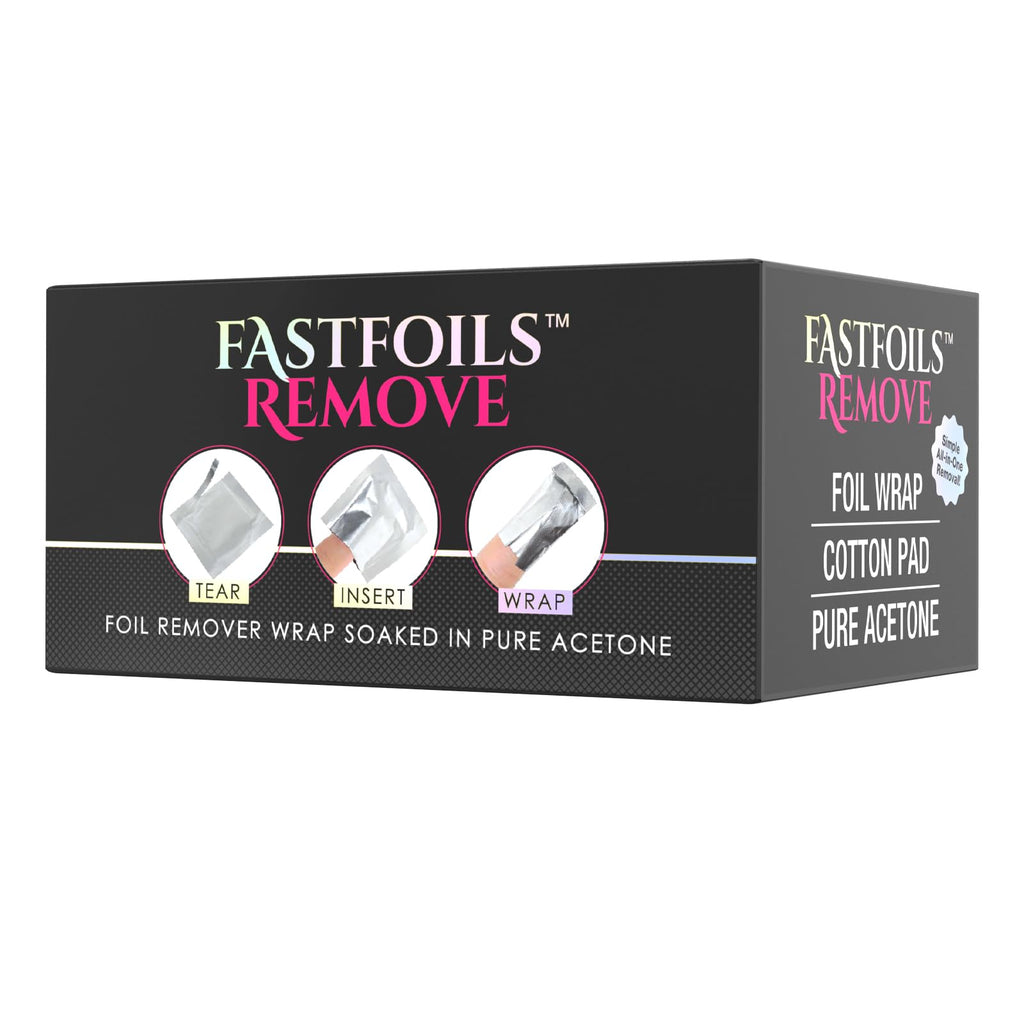 Americanails FastFoils 100 ct – One Step Gel Polish Foil Remover Wraps