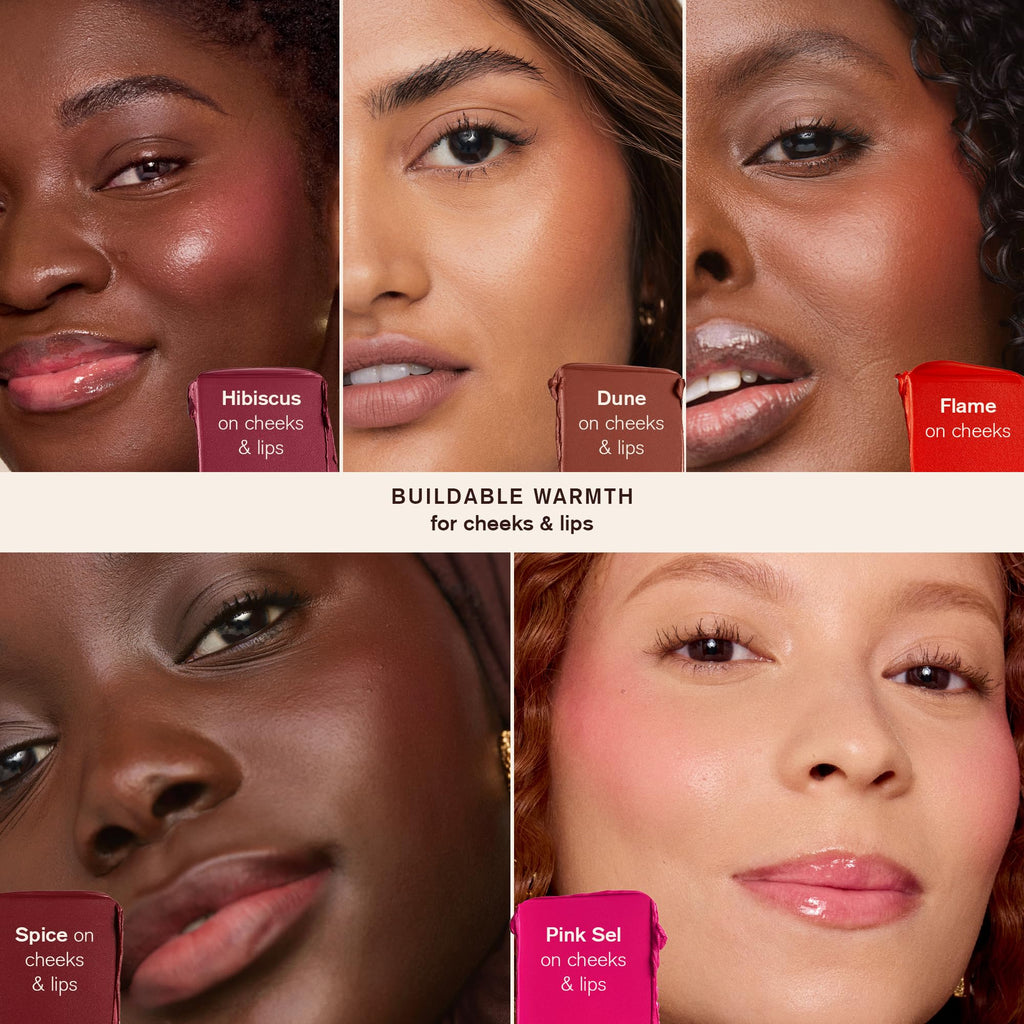 Ami Colé Desert Date Cream Multistick (Pink Sel) – Lip & Cheek Color, Vegan, Cruelty-Free