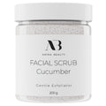 Amira Beauty Cucumber Facial Scrub Exfoliator – Gentle, Hydrating, All Skin Types